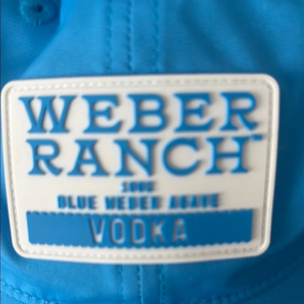 Weber Ranch Blue Weber Agave Turquoise Baseball Cap - NWOT